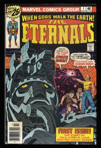 Cover Scan: Eternals #1 NM 9.4 Origin and 1st Appearance! Jack Kirby Art! - Item ID #300669
