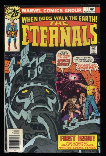 Cover Scan: Eternals #1 VF- 7.5 Origin and 1st Appearance! Jack Kirby Art! - Item ID #300670