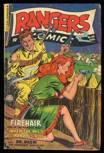 Cover Scan: Rangers Comics #54 GD+ 2.5 Sky Rangers! Mercer, Gardenetti, Bagnoli art - Item ID #300682