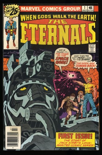 Cover Scan: Eternals #1 VF+ 8.5 Origin and 1st Appearance! Jack Kirby Art! - Item ID #302553