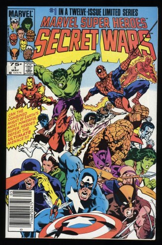 Cover Scan: Marvel Super-Heroes Secret Wars (1984) #1 NM 9.4 Error Edition Variant - Item ID #302802