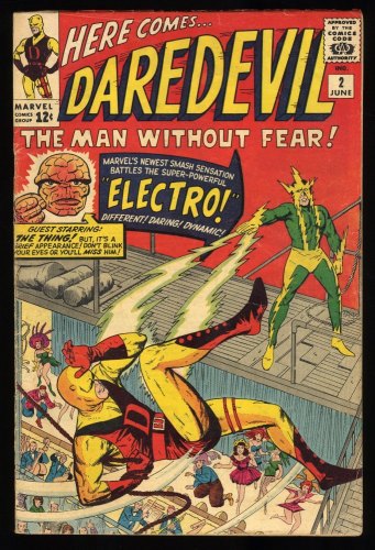 Cover Scan: Daredevil (1964) #2 VG 4.0 2nd Appearance Daredevil and Electro! - Item ID #306578
