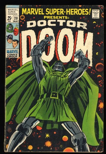 Cover Scan: Marvel Super-Heroes #20 VG 4.0 1st Solo Doctor Doom 1st Valeria! - Item ID #308633