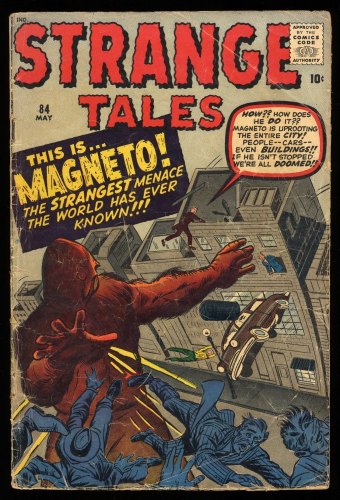 Cover Scan: Strange Tales #84 GD 2.0 Magneto Prototype! Kirby/Ayers Cover! - Item ID #308676