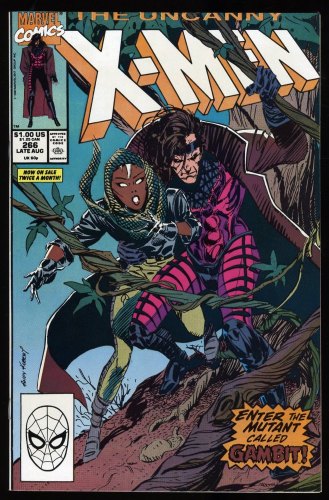 Cover Scan: Uncanny X-Men #266 NM 9.4 1st Appearance Gambit! Mystique! - Item ID #309209
