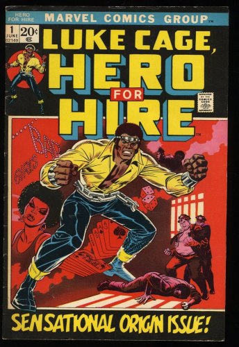Cover Scan: Hero For Hire #1 FN 6.0 1st Appearance Luke Cage! John Romita! - Item ID #309231