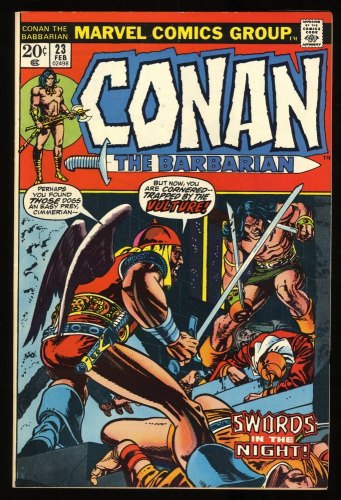 Cover Scan: Conan The Barbarian #23 FN/VF 7.0 1st Red Sonja Gil Kane Cover! - Item ID #309269
