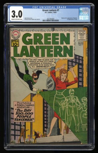 Cover Scan: Green Lantern #7 CGC GD/VG 3.0 Origin and 1st Appearance Sinestro! - Item ID #310576