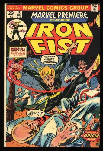 Cover Scan: Marvel Premiere #15 VF/NM 9.0 1st Appearance Origin Iron Fist! - Item ID #310822