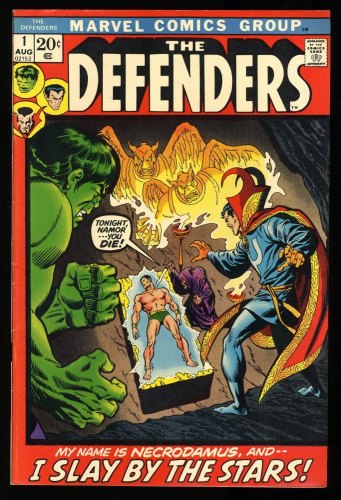 Cover Scan: Defenders (1972) #1 VF 8.0 Dr. Strange! Incredible Hulk! Sub-Mariner! - Item ID #310857