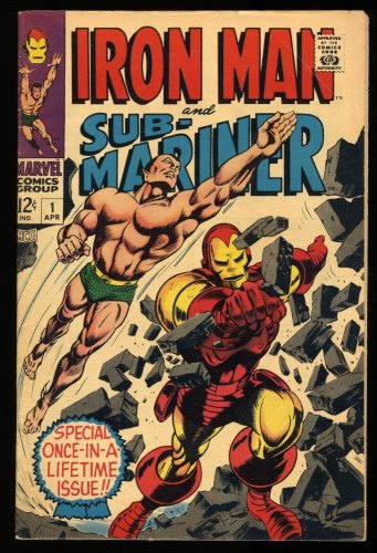 Cover Scan: Iron Man and Sub-Mariner #1 FN 6.0 Predates 1st Issues! Whiplash App! - Item ID #310863