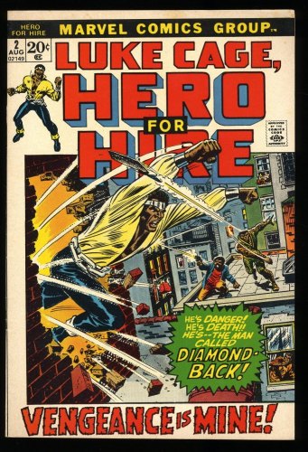 Cover Scan: Hero For Hire #2 VF 8.0 1st Appearance Claire Temple! 2nd Luke Cage! - Item ID #312203