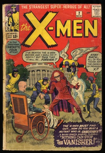 Cover Scan: X-Men (1963) #2 FA/GD 1.5 1st Appearance Vanisher! 2nd Appearance X-Men! - Item ID #313065
