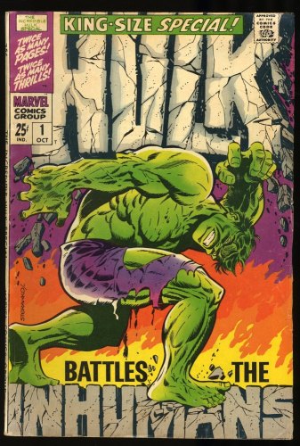 Cover Scan: Incredible Hulk Annual #1 VG/FN 5.0 Classic Cover! Steranko! - Item ID #313089