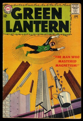 Cover Scan: Green Lantern #21 VG+ 4.5 Origin and 1st Appearance Doctor Polaris! - Item ID #313259