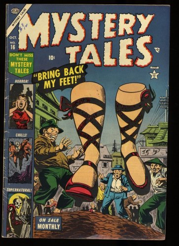 Cover Scan: Mystery Tales #16 FN- 5.5 Wilfred Takes a Wife! Brodsky Cover!  - Item ID #313384