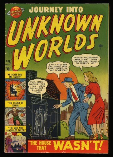 Cover Scan: Journey Into Unknown Worlds #7 FN- 5.5 Electric Chair Cover Story! - Item ID #313404