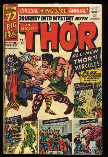 Cover Scan: Journey Into Mystery Annual (1965) #1 GD- 1.8 Thor 1st Hercules!! - Item ID #313992