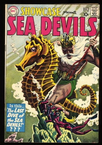 Cover Scan: Showcase #29 VF 8.0 Sea Devils Appearance! The Last Dive? Heath Cover! - Item ID #316096