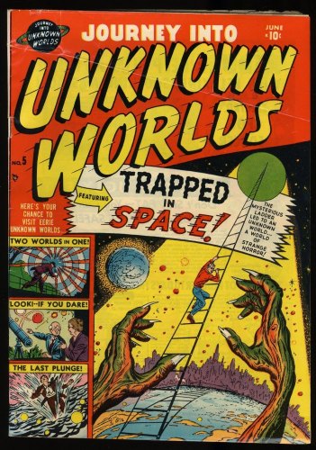 Cover Scan: Journey Into Unknown Worlds (1950) #5 FN 6.0 - Item ID #316099