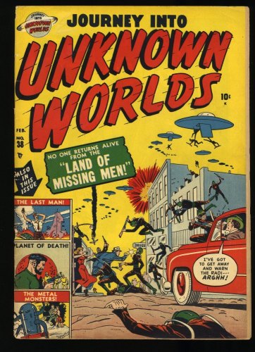 Cover Scan: Journey Into Unknown Worlds #38 FN 6.0 - Item ID #316101