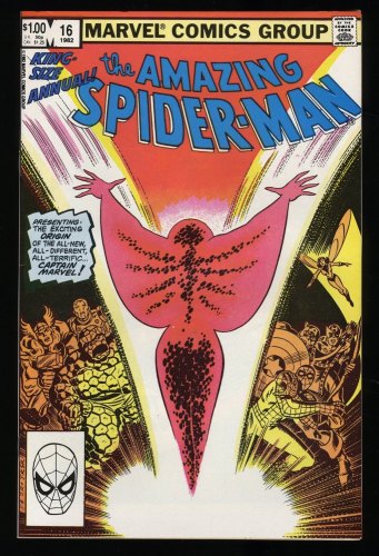 Cover Scan: Amazing Spider-Man Annual #16 VF 8.0 1st Monica Rambeau!! - Item ID #316244