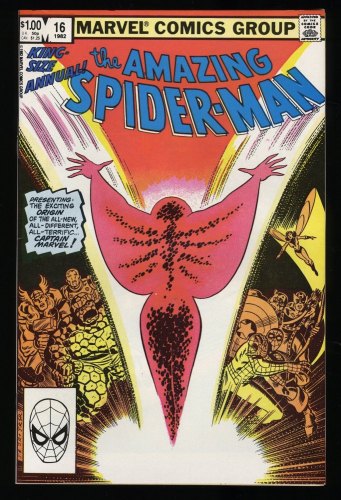 Cover Scan: Amazing Spider-Man Annual #16 VF 8.0 1st Monica Rambeau!! - Item ID #316244