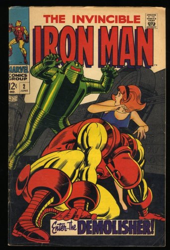 Cover Scan: Iron Man #2 VG/FN 5.0 1st Appearance Demolisher! 1st Janice Cord! - Item ID #316289