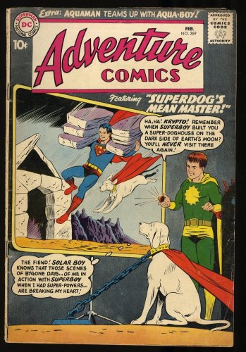 Cover Scan: Adventure Comics #269 VG+ 4.5 See Description (Qualified) - Item ID #316807