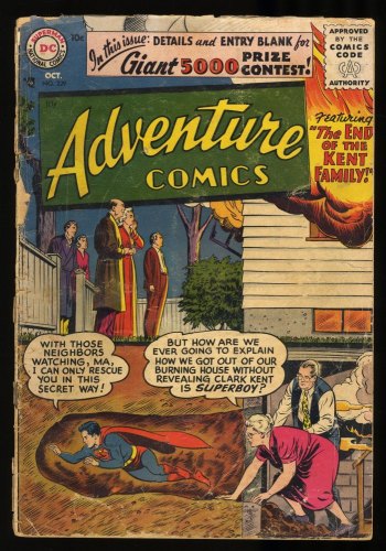 Cover Scan: Adventure Comics #229 P 0.5 1st Silver Age Green Arrow and Aquaman - Item ID #316822