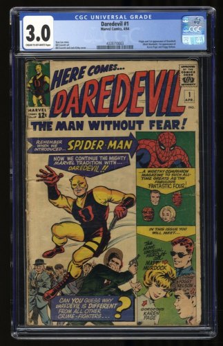 Cover Scan: Daredevil #1 CGC GD/VG 3.0 Origin and 1st Appearance! - Item ID #317138