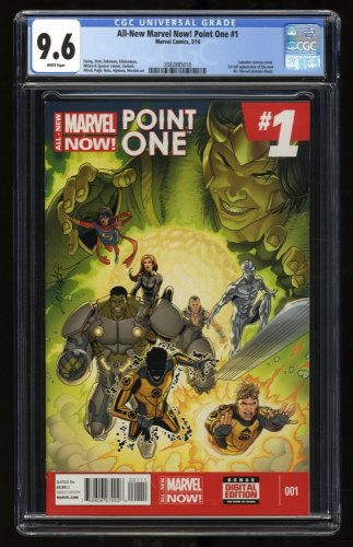 Cover Scan: All-New Marvel Now! Point One! #1 CGC NM+ 9.6 White Pages 1st Kamala Khan! - Item ID #317985