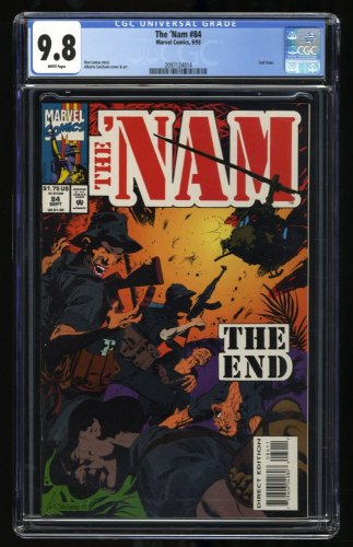 Cover Scan: The Nam #84 CGC NM/M 9.8 White Pages Last Issue! - Item ID #317999