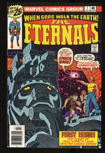 Cover Scan: Eternals #1 VF- 7.5 Origin and 1st Appearance ! Jack Kirby Art and Script! - Item ID #318385