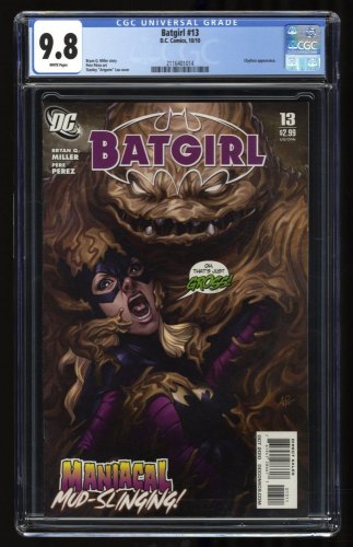 Cover Scan: Batgirl #13 CGC NM/M 9.8 White Pages Artgerm Cover! Clayface Appearance! - Item ID #318731