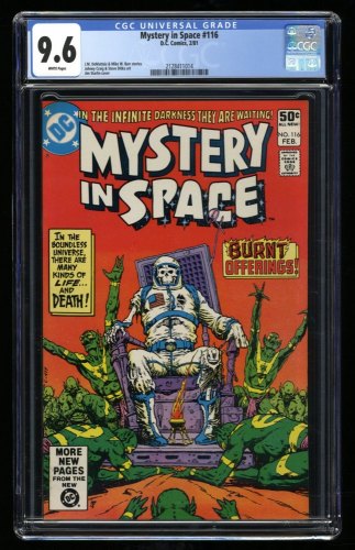 Cover Scan: Mystery In Space #116 CGC NM+ 9.6 White Pages - Item ID #319018