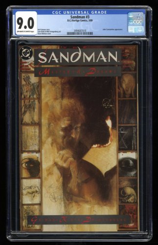 Cover Scan: Sandman #3 CGC VF/NM 9.0 Off White to White Master of Nightmares Jack Kirby! - Item ID #319068