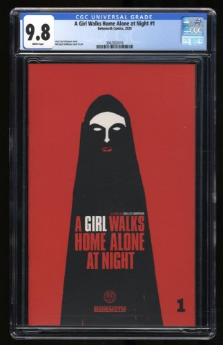 Cover Scan: A Girl Walks Home Alone at Night (2020) #1 CGC NM/M 9.8 White Pages - Item ID #319326