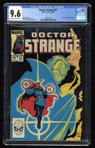 Cover Scan: Doctor Strange #61 CGC NM+ 9.6 Off White to White Dracula and Blade Appearance! - Item ID #319444