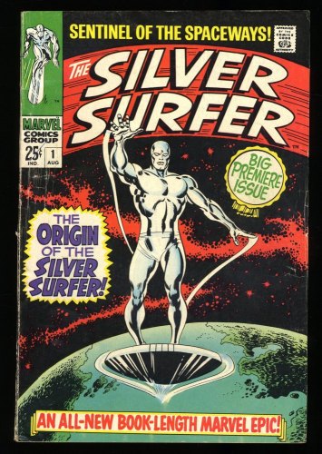 Cover Scan: Silver Surfer #1 VG+ 4.5 Origin Issue! 1st Solo Title! Doctor Doom! - Item ID #319620