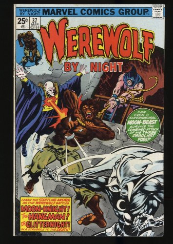 Cover Scan: Werewolf By Night #37 FN+ 6.5 3rd Appearance Moon Knight! Final Ending! - Item ID #319693