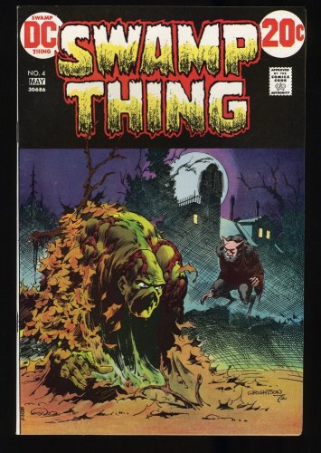 Cover Scan: Swamp Thing #4 NM 9.4 Classic Bernie Wrightson Art! Monster on the Moors! - Item ID #319735