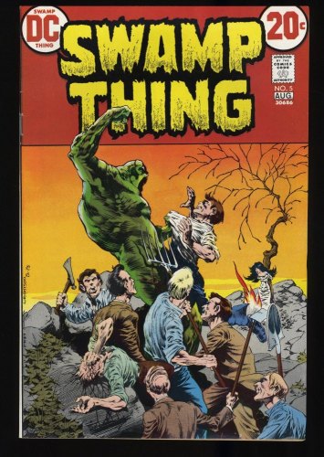 Cover Scan: Swamp Thing #5 VF 8.0 Bernie Wrightson Art! 1st Ravenwind! DC Comics - Item ID #319736