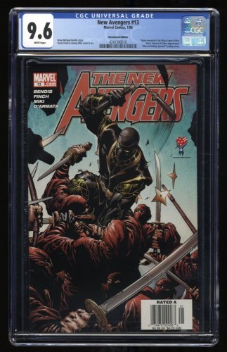 Cover Scan: New Avengers #13 CGC NM+ 9.6 Newsstand Variant Ronin revealed to be Echo! - Item ID #319920