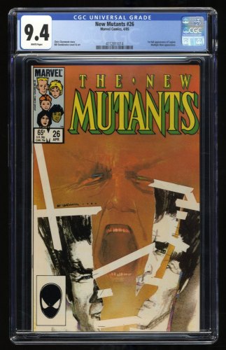 Cover Scan: New Mutants #26 CGC NM 9.4 White Pages 1st Appearance Legion! - Item ID #319925