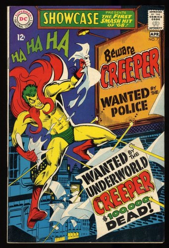 Cover Scan: Showcase #73 VF- 7.5 1st Appearance and Origin Creeper! Steve Ditko! - Item ID #320256