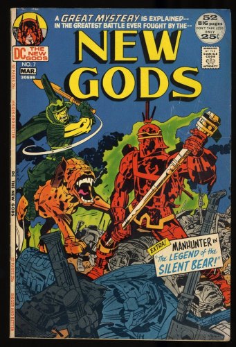 Cover Scan: New Gods #7 VG+ 4.5 1st Appearance Steppenwolf! Mister Miracle Origin! - Item ID #320273