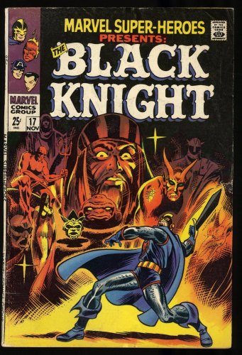 Cover Scan: Marvel Super-Heroes #17 FN- 5.5 Black Knight! Buscema/Romita Cover! - Item ID #320274