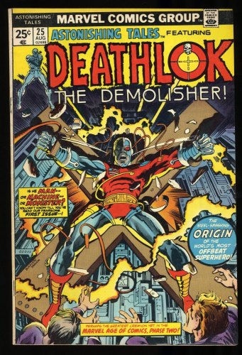 Cover Scan: Astonishing Tales #25 VF- 7.5 1st App Deathlok! 1st George Perez Art! - Item ID #320295