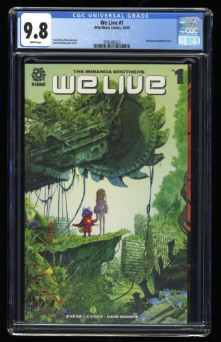 Cover Scan: We Live (2020) #1 CGC NM/M 9.8 White Pages Gatefold Wraparound Variant - Item ID #320359